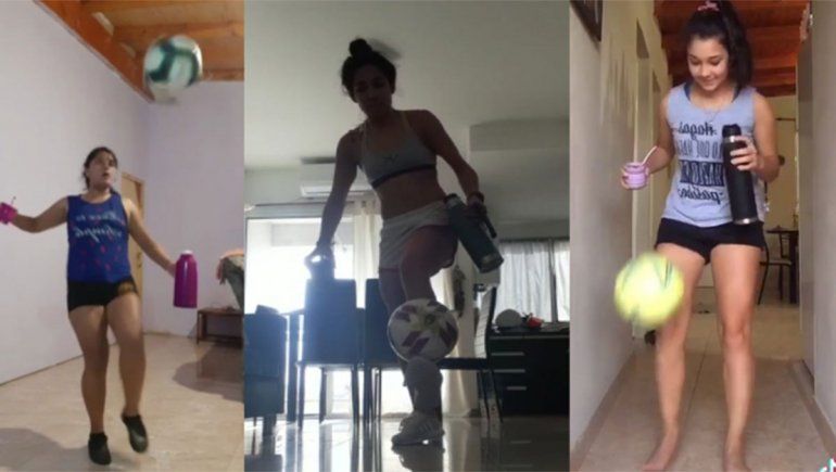 ¡Toma mate! Las chicas de Petro hacen jueguitos y ceban al mismo tiempo