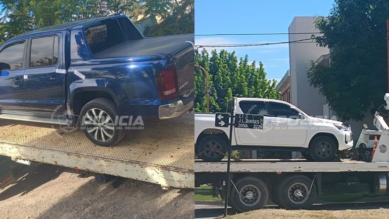 Secuestran camionetas y un arsenal de armas y municiones en allanamientos por amenazas