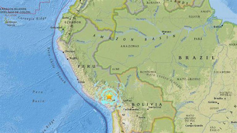 Al menos cuatro sismos sacudieron Argentina, Chile y Perú