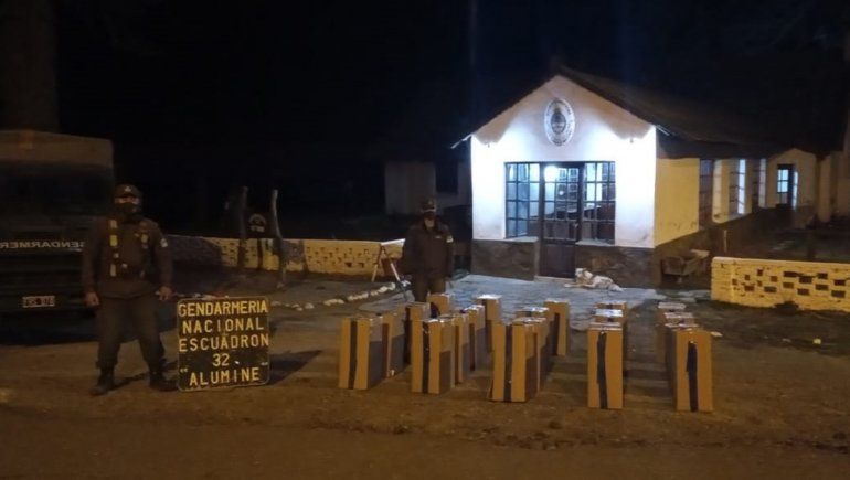 Circulaban con cigarrillos ilegales valuados en un millón y medio de pesos