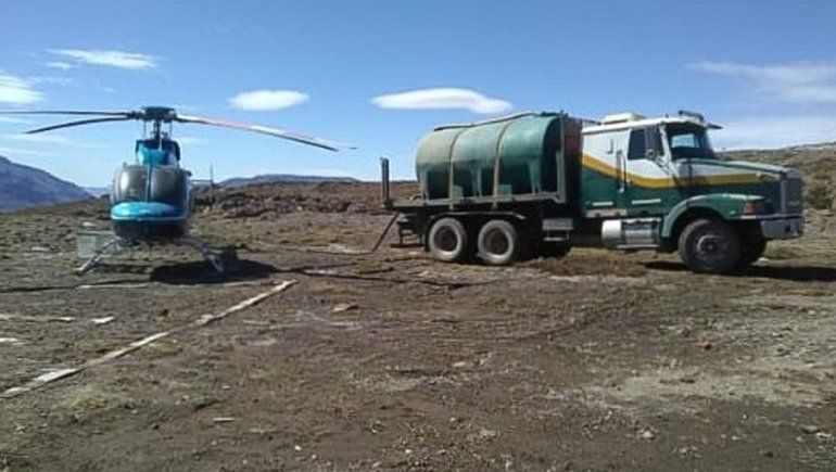 Repararon el reservorio natural de agua El Malal de Copahue