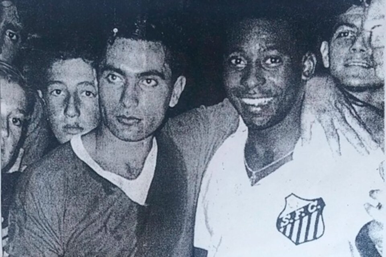 La foto con Pelé