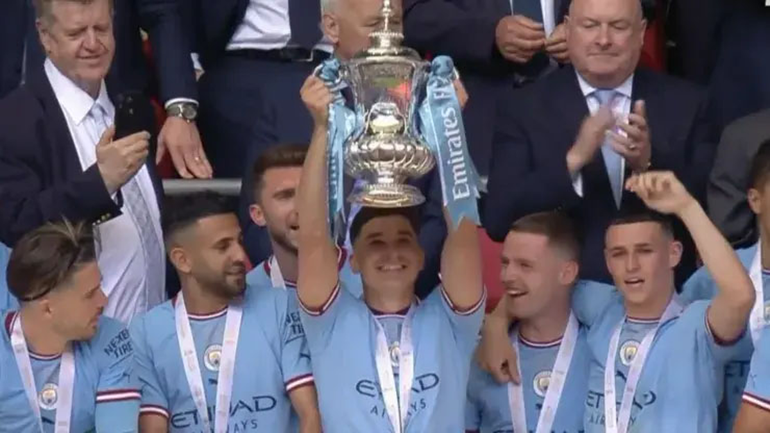 Manchester City, con Julián en el banco, se consagró campeón de la FA Cup