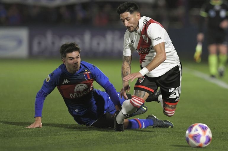 Videos: El golazo de Solari y el empate de un ex Boca en Tigre 1-River 1