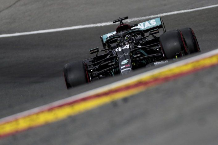 Lewis Hamilton cont&oacute; que sinti&oacute; nervios en un pasaje del Gran Premio de B&eacute;lgica