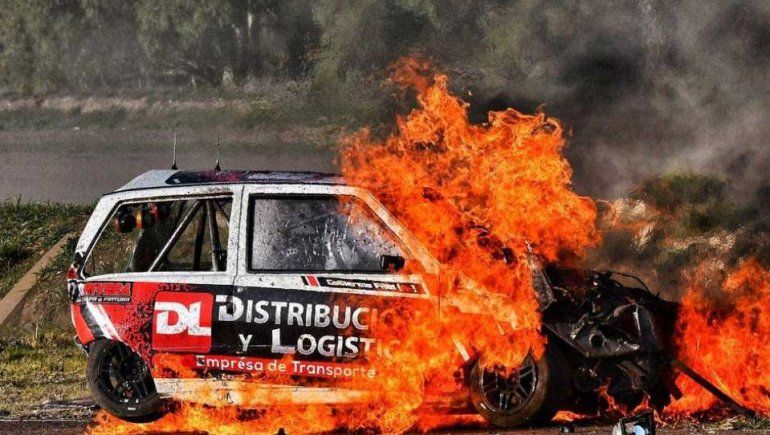 Un tremendo accidente tuvo lugar en el autódromo de Pigüé