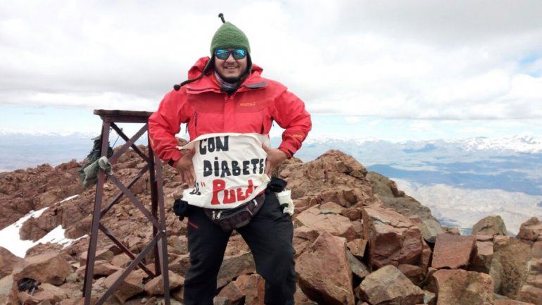 Vence la diabetes haciendo cumbre en los volcanes