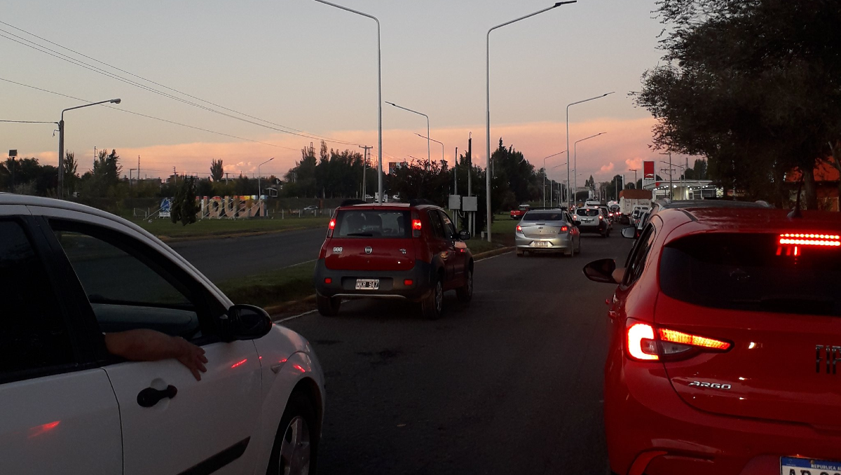 Caos el tránsito en la zona de los puentes