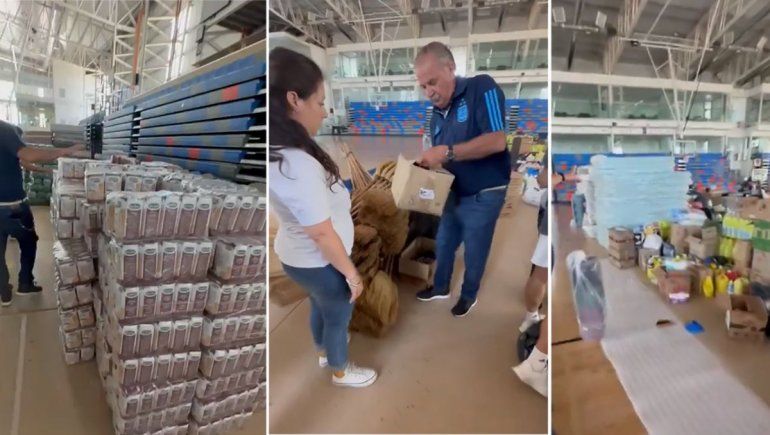 Bahía Blanca: llegaron donaciones de Lautaro, Pezzella, Palacio y la AFA