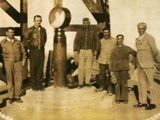 Juan Soufal y Cipriano Salto pioneros trabajadores del Pozo 1 de petróleo neuquino