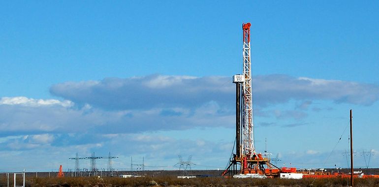 Locación en Vaca Muerta. Locación en Vaca Muerta.