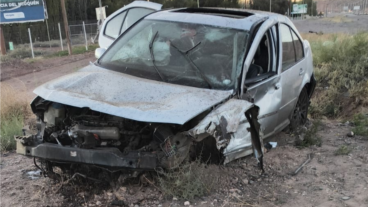 Terrible vuelco en Ruta 7 en la mañana de este lunes / Foto Gentileza