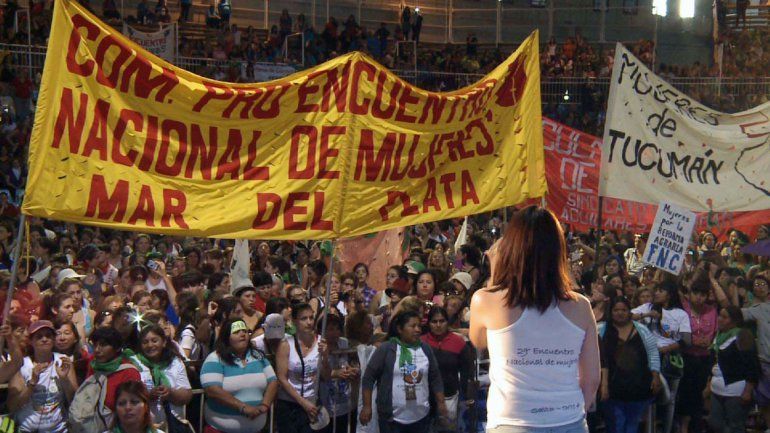 El Encuentro Nacional de Mujeres de Mar del Plata reclamó una alerta nacional y la reglamentación de leyes.