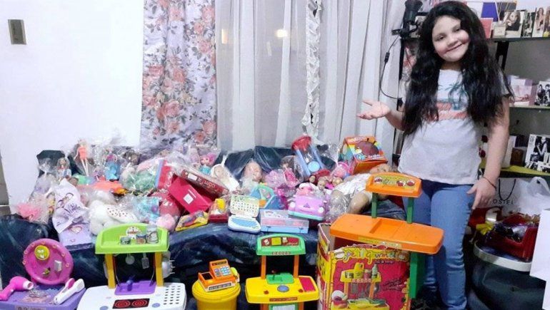 La historia de una nena que donó sus juguetes a los que no tenían Reyes