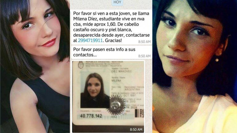 Apareció la joven cipoleña que era buscada en Córdoba