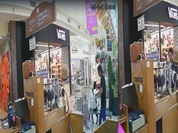 El robo ocurrió en Ramira, un local de accesorios del Jumbo. 