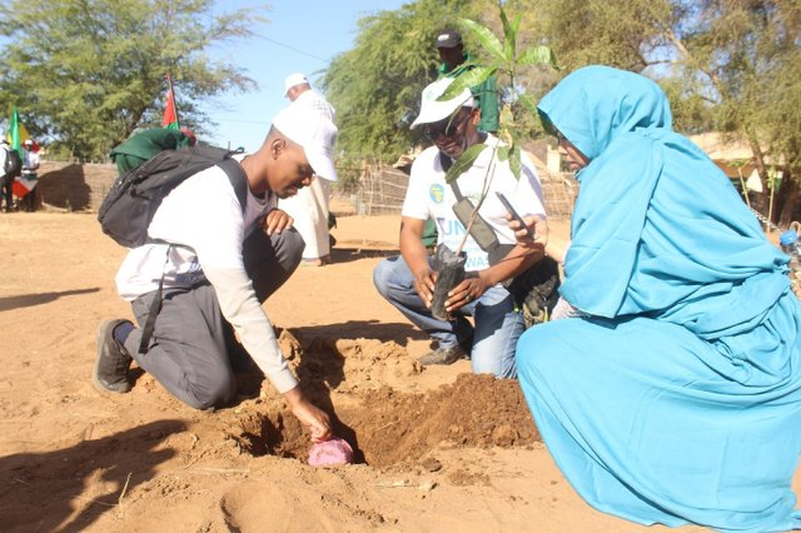 La iniciativa surgió en 2005 tras una crisis ecológica y social en el Sahel producida por desertificación, deforestación y sequía. La iniciativa surgió en 2005 tras una crisis ecológica y social en el Sahel producida por desertificación, deforestación y sequía.