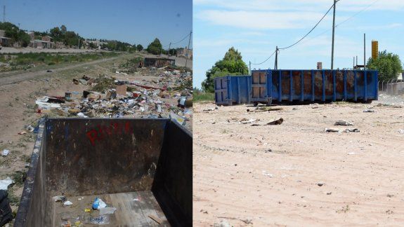 El municipio limpió el basural de Anaya y 12 de Septiembre