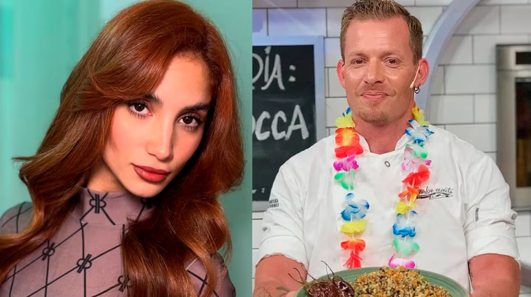 Los primeros besos públicos de Melody Luz con su nuevo novio al aire en TV