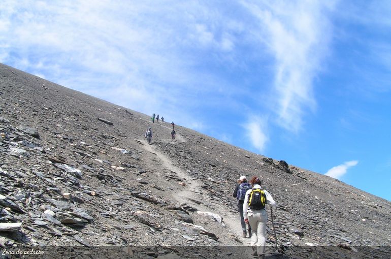 El ascenso a Cerro Guanaco. El ascenso a Cerro Guanaco.