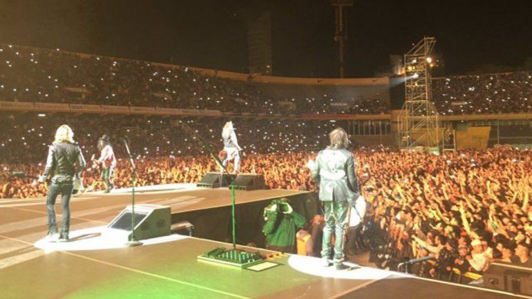 La organización no permitió la presencia de cámaras ni reporteros gráficos durante el show de la banda.&nbsp;