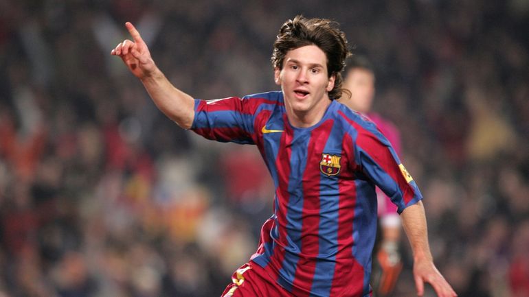 Lionel Messi en sus primeros años en Barcelona Lionel Messi en sus primeros años en Barcelona