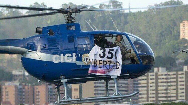 Con un helicóptero militar robado, policías atacaron la Corte Suprema