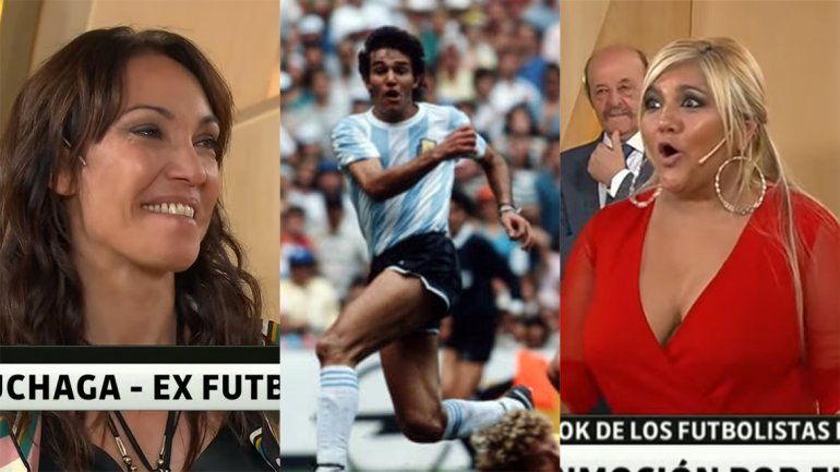 El show de La Bomba Tucumana y Ernestina Pais, calientes con los shorts de Jorge Burruchaga