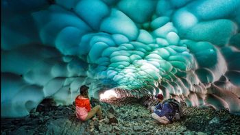 La peculiar formación helada será el principal atractivo de la nueva Reserva Natural Túneles de Hielo, en Chubut. La peculiar formación helada será el principal atractivo de la nueva Reserva Natural Túneles de Hielo, en Chubut.