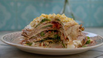 receta para las fiestas: torre de panqueques receta para las fiestas: torre de panqueques