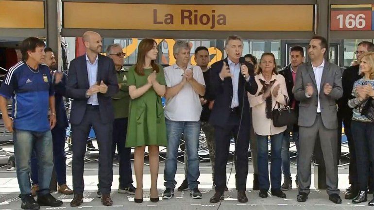 Macri estuvo junto a la gobernadora de Buenos Aires