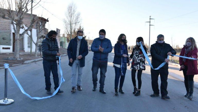 Gaido inauguró con Gutiérrez la primera etapa del corredor Poliansky