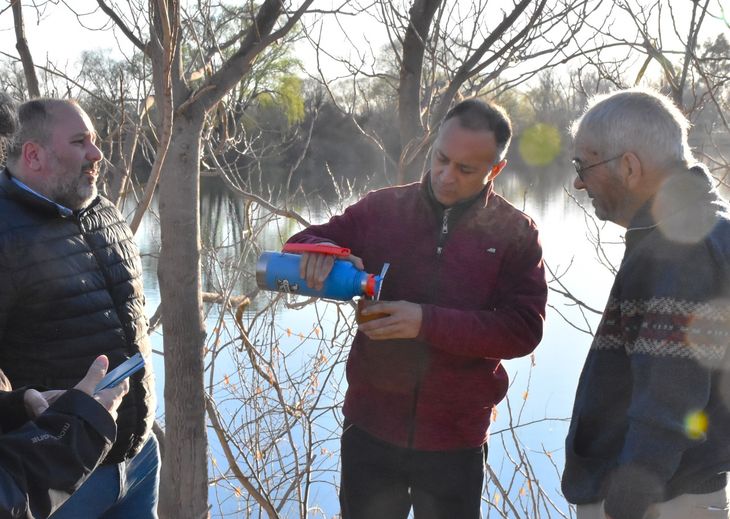 Asaad participó días atrás de la apertura de la temporada de riego en el dique Ballester. Asaad participó días atrás de la apertura de la temporada de riego en el dique Ballester.