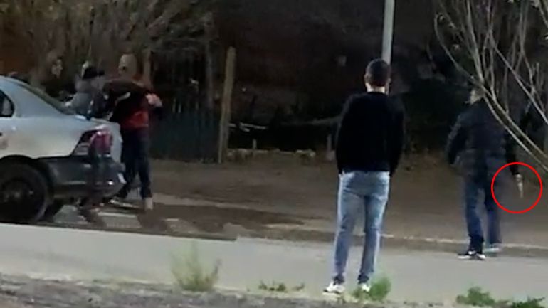 La trifulca tuvo lugar sobre Avenida Mosconi