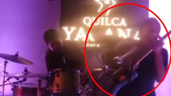 El incidente ocurrió en pleno show y generó momentos de preocupación entre los asistentes. El incidente ocurrió en pleno show y generó momentos de preocupación entre los asistentes.