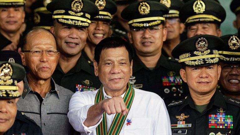 El presidente de Filipinas