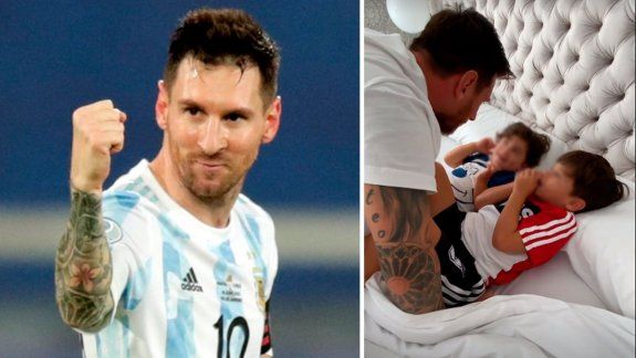 El tierno saludo de Antonela para Lio Messi en el Día del Padre