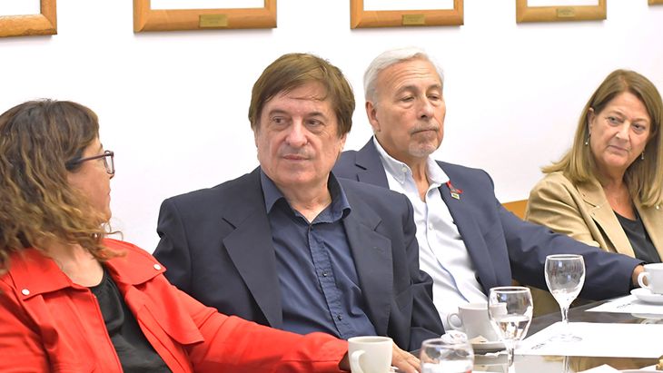 El presidente del CONICET, Daniel Salamone en reunión con autoridades de la Universidad Juan Agustín Maza (UMAZA). Gentileza UMAZA. El presidente del CONICET, Daniel Salamone en reunión con autoridades de la Universidad Juan Agustín Maza (UMAZA). Gentileza UMAZA.