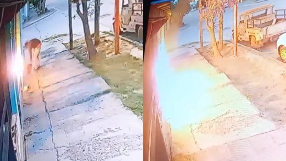 Video: el momento del ataque a la casa del Comandante Escobar