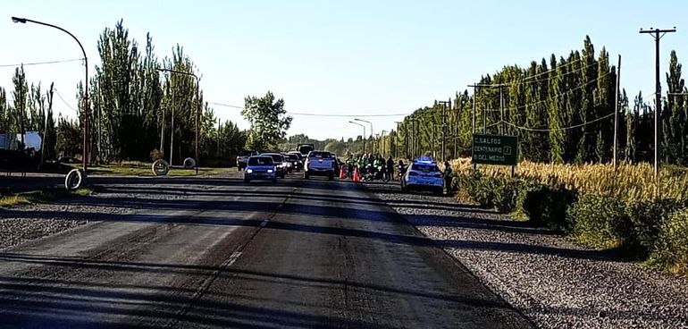 El incidente vial se produjo a la altura del kilómetro 8 de la Ruta 151