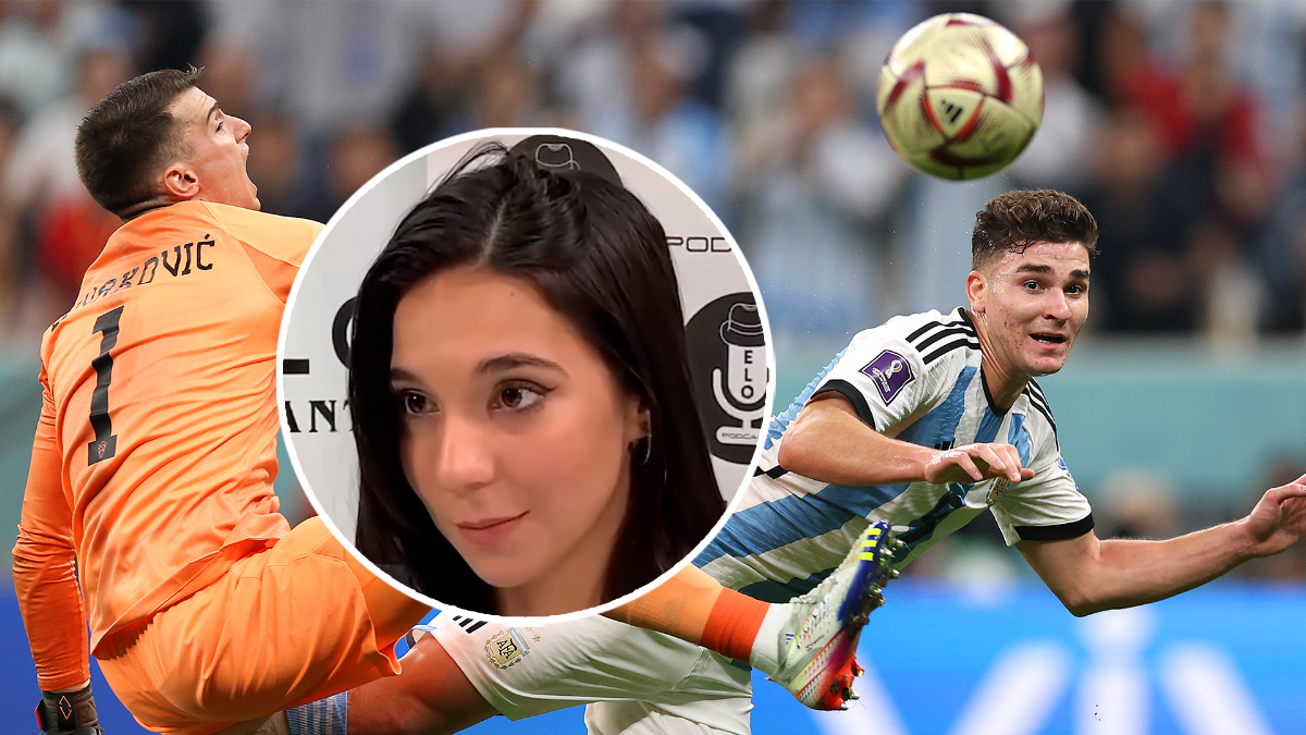 El picante posteo de Luciana Milessi tras los goles de Julián Alvarez