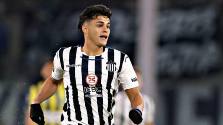 Ram&oacute;n Sosa con la camiseta de Talleres