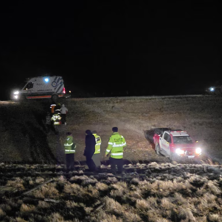 El operativo tras el trágico choque en Santa Cruz. El operativo tras el trágico choque en Santa Cruz.