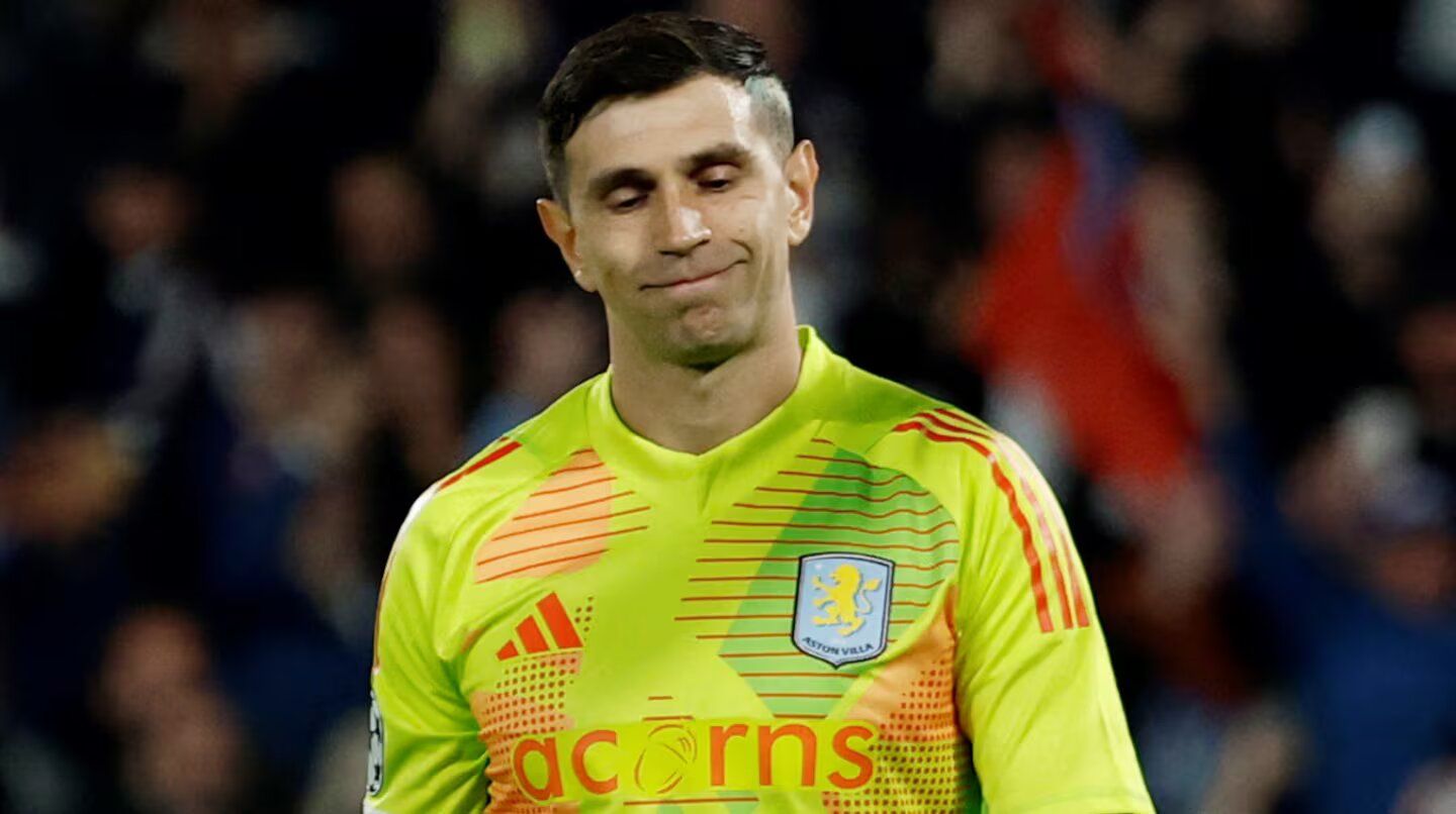 El Aston Villa del Dibu Martínez peligra en la Champions League.