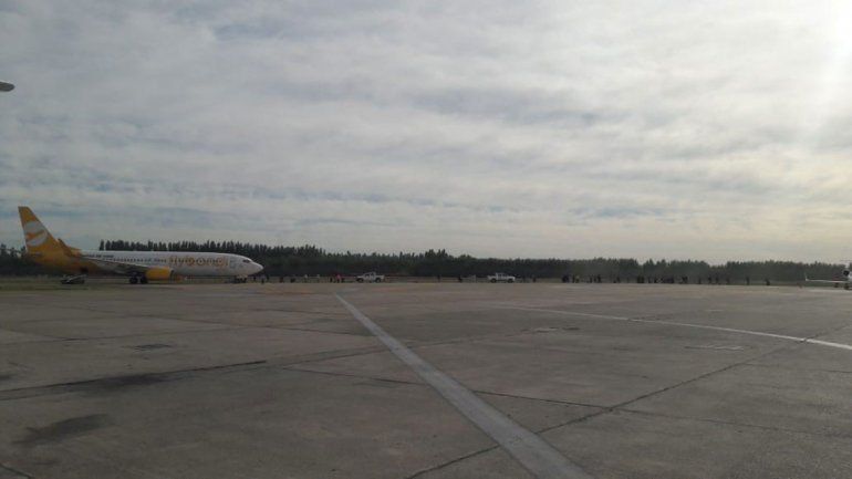 Emergencia en el aterrizaje de un avión de Flybondi en Neuquén