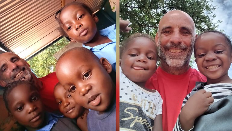 El veterinario neuquino que educa a niños en extrema pobreza en África