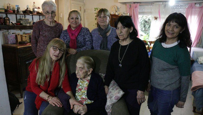 Malvina, la portera que trabajó hasta los 80 años