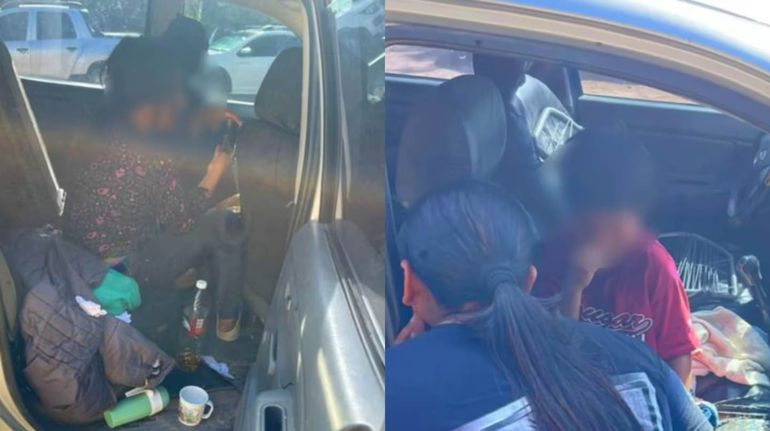 Dejó encerrados a sus hijos en una camioneta con 40 grados de calor: la insólita explicación