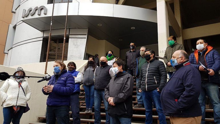 Gremios renovaron su protesta por la deuda de aportes del ISSN