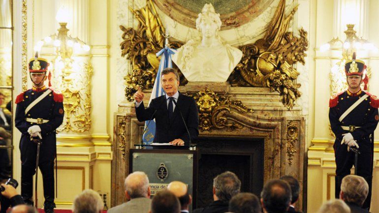 El Presidente encabezó el encuentro con los empresarios en Casa Rosada. Luego hizo el anuncio.